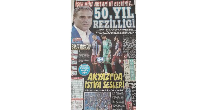 Trabzonspor’da tarihi yenilginin yankıları sürüyor