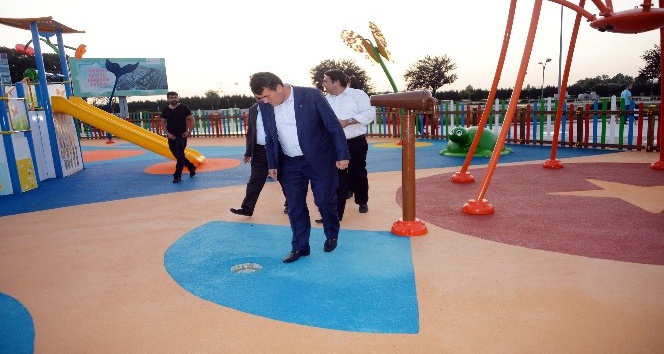 Osmangazi’den çocuklara su oyunları parkı