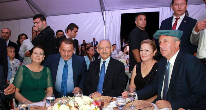 Kılıçdaroğlu, Muharrem İnce’nin oğlunun düğününe katıldı