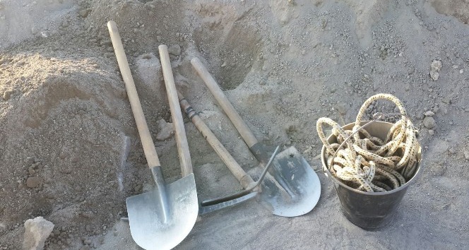 Karaman’da kaçak kazı yapan 3 kişi yakalandı