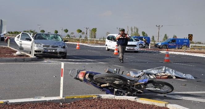 Konya’da otomobil ile motosiklet çarpıştı: 1 ölü, 4 yaralı