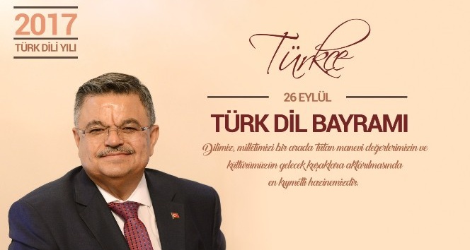 Başkan Yağcı’nın ‘Türk Dil Bayramı’ mesajı