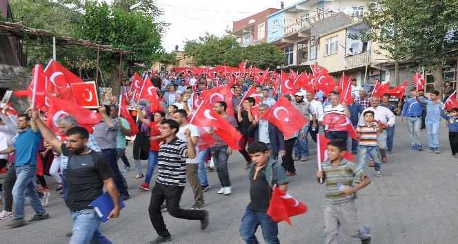 Kocaköy’de teröre lanet yürüyüşü
