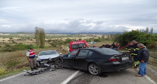 Hisarcık’ta trafik kazası: 1 ölü, 4 Yaralı