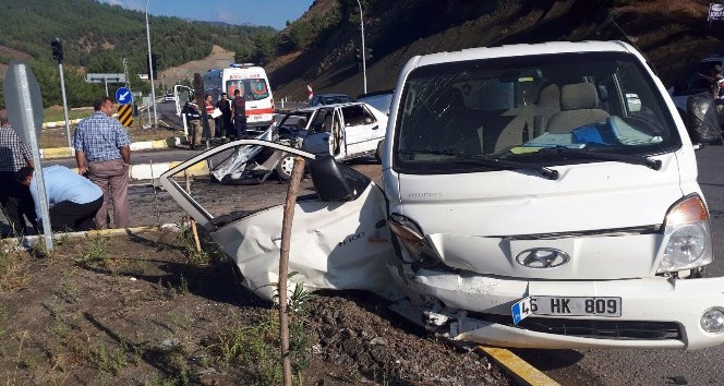 Kahramanmaraş’ta trafik kazası: 1’i ağır 9 yaralı