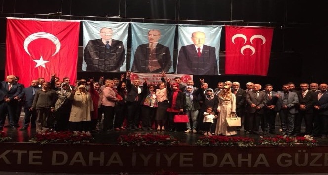 MHP Bilecik İl Başkanlığına Mehmet Karuk yeniden seçildi