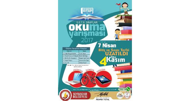 Seydişehir’de kitap okuma yarışması başvuruları 4 Kasım’da sona erecek