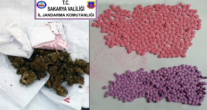 Sakarya’da 650 adet uyuşturucu hap ele geçirildi