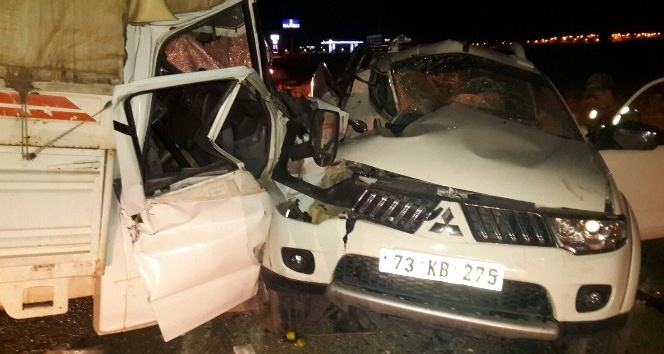 Midyat’ta trafik kazası: 1 ölü, 3 yaralı