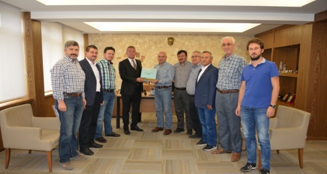 Kaymakam Muhammet Önder’den, Belediye Başkanı Saraoğlu’na ziyaret