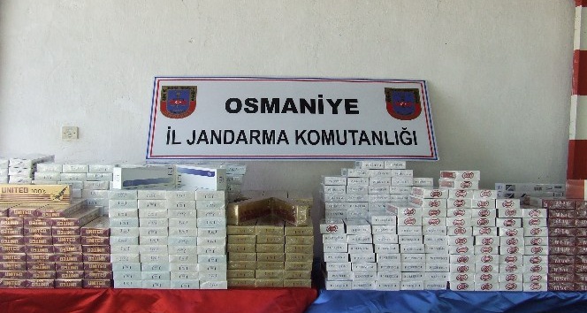 Osmaniye’de 4 bin 555 paket kaçak sigara ele geçirildi