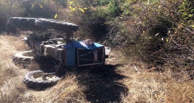Kula’da traktör kazası: 1 ölü