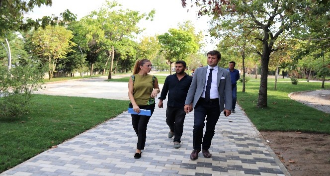 Kızılpınar Mahallesi Muhsin Yazıcıoğlu Parkı revize ediliyor