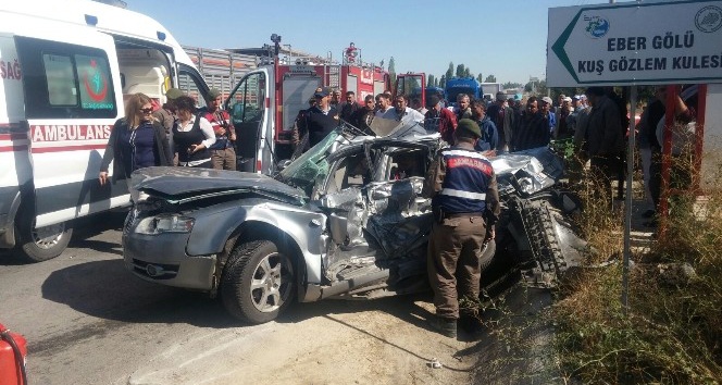 Afyonkarahisar’da trafik kazası: 4 ölü