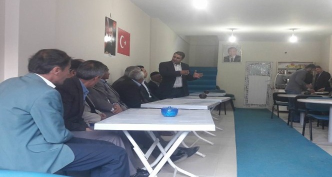 Kaymakam ve Belediye Başkan Vekili Özcan’dan AK Parti teşkilatına iadeyi ziyaret