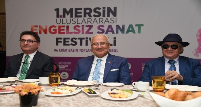 1. Mersin Uluslararası Engelsiz Sanat Festivali İstanbul’da tanıtıldı