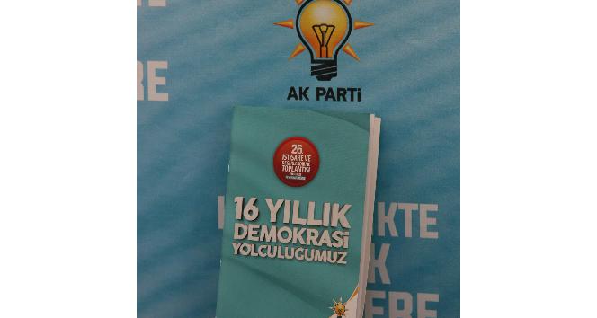 AK Parti 26. İstişare ve Değerlendirme Kampına özel kitapçık