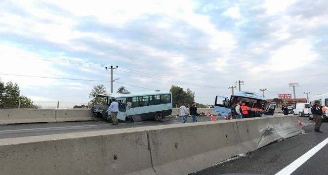 Yalova’da trafik kazası: 8 yaralı