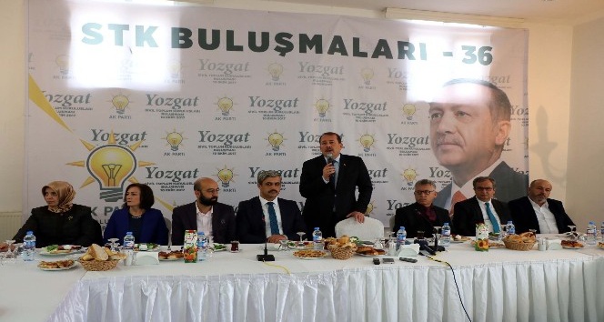 Karacan, Yozgat’ta STK’ların sorunlarını dinledi