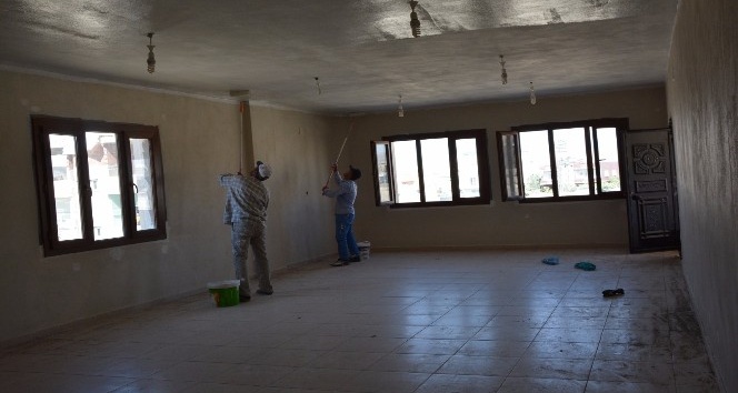Nusaybin’de taziye evleri onarılıyor