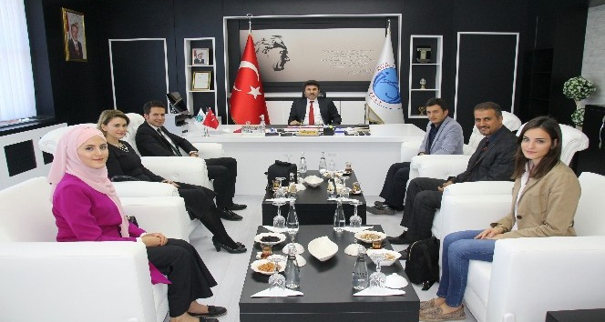 Rektör Karacoşkun TEMA İl Temsilcisi Ahmet Özcan’ı kabul etti