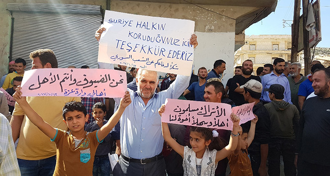 Türkiye’nin Suriye’ye girmesi sevinçle karşılandı