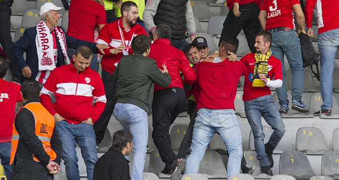 MKE Ankaragücü - Boluspor maçında olaylar çıktı