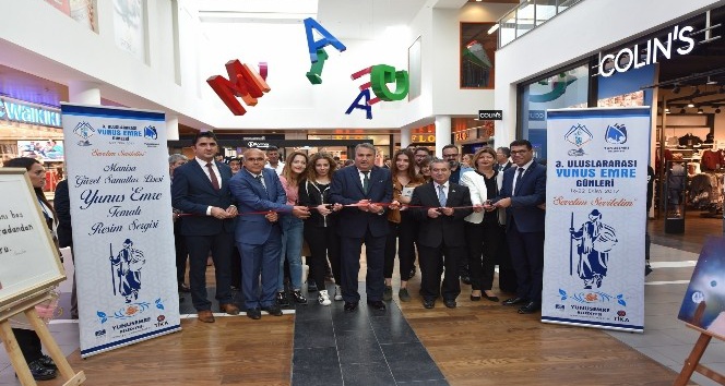 Geleceğin sanatçılarından Yunus Emre sergisi