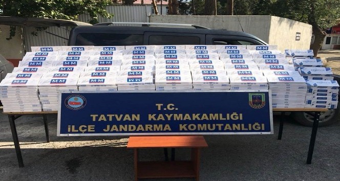 Tatvan’da 10 bin paket kaçak sigara ele geçirildi