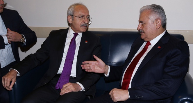 Başbakan Yıldırım-Kılıçdaroğlu görüşmesi başladı