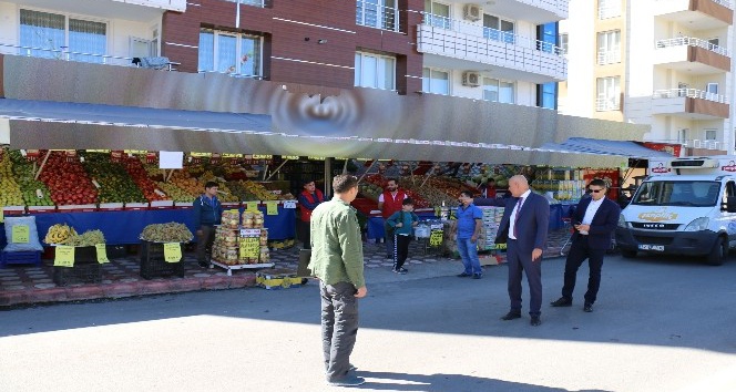 Belediye başkan vekili Aksoy, çalışmaları yerinde inceledi