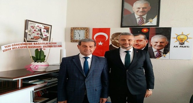 Başkan Özkan’dan Adil Biçer’e ’hayırlı olsun’ ziyareti