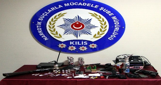 Kilis ve Gaziantep’te uyuşturucu operasyonu