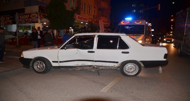 Bafra’da trafik kazası: 1 yaralı