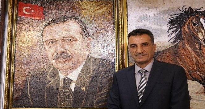 Suriyeliler, mozaikle Cumhurbaşkanı Erdoğan’ın tablosunu yaptı