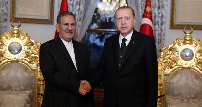 Cumhurbaşkanı Erdoğan, İran Cumhurbaşkanı Birinci Yardımcısı Cihangiri’yi kabul etti