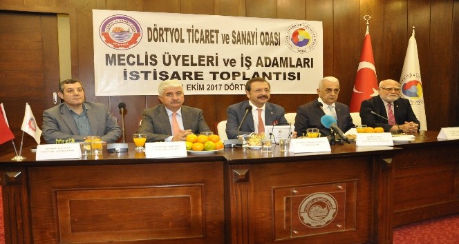 TOBB Başkanı Hisarcıklıoğlu Dörtyol ve Erzin ilçelerini ziyaret etti