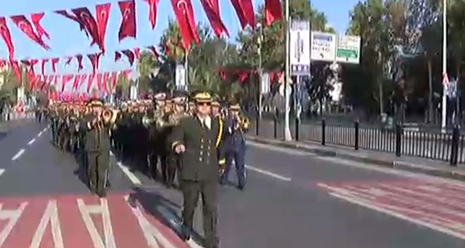 Cumhuriyet Bayramı askeri tören provası yapıldı