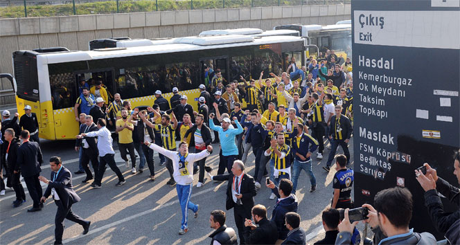 Fenerbahçe taraftarı Aslantepe'de