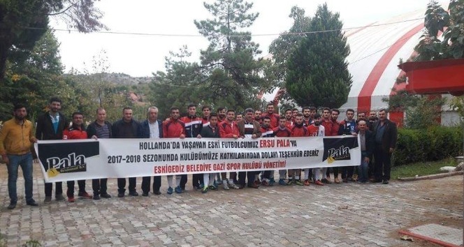 Eskigediz Belediyesi Gazispor Kulübü’ne destek
