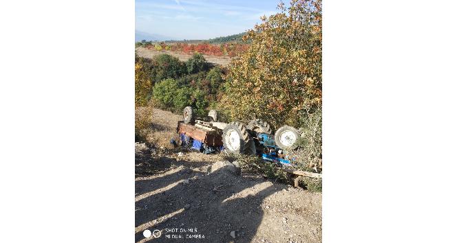 Osmaneli’de traktör kazası 1 Yaralı