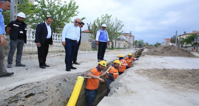 Başkan Çalışkan’dan iki mahalleye doğalgaz müjdesi