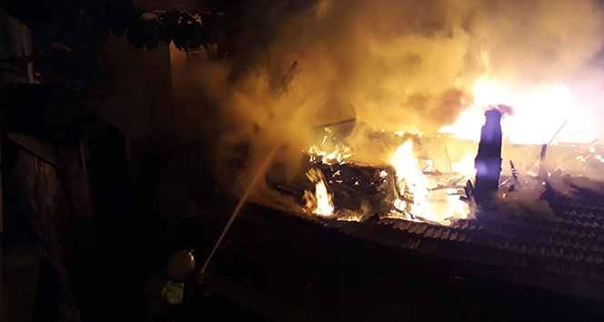 Ankara’da gecekondu yangını |Ankara haberleri