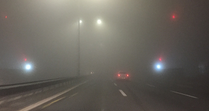 FSM Köprüsünde sis etkili oldu