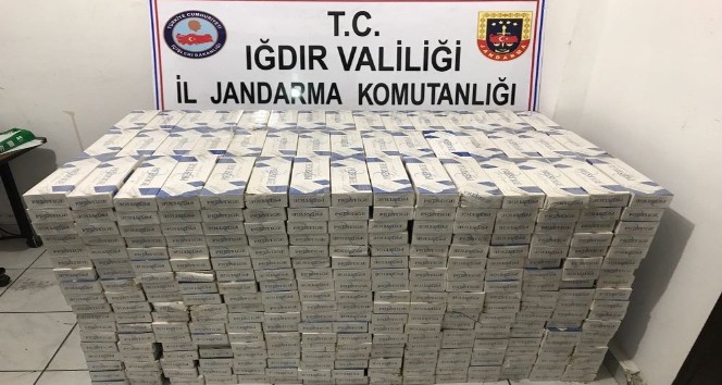Iğdır’da 3 bin 581 paket kaçak sigara ele geçirildi