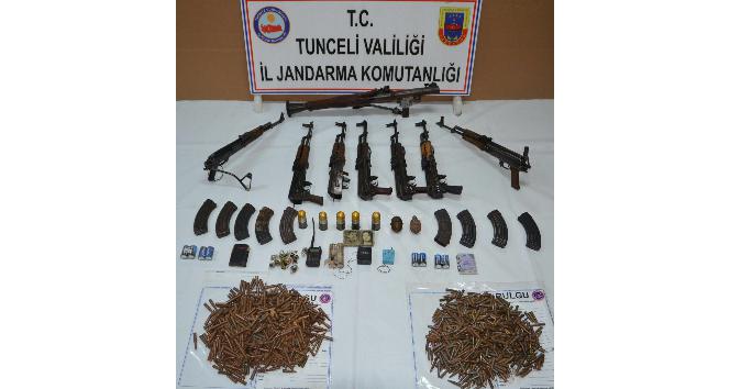 Tunceli’de PKK’nın silah deposu ele geçirildi