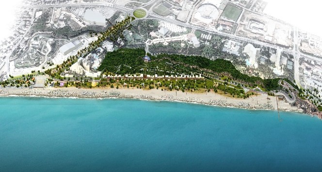 Konyaaltı Sahil Projesi Beach Park’tan başladı