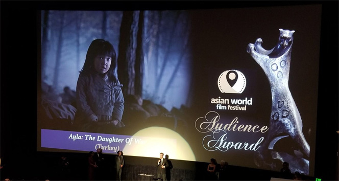 Asya Film Festivalinden Ayla’ya ödül