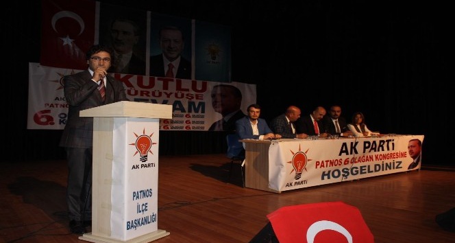 AK Parti Patnos İlçe Başkanlığının 6. Olağan Kongresi gerçekleşti