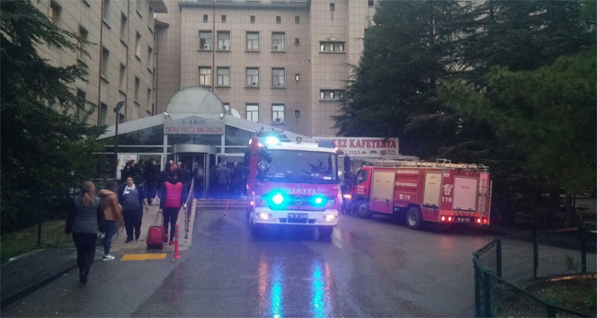 Ankara Hastanesi kadın doğum kısmında yangın